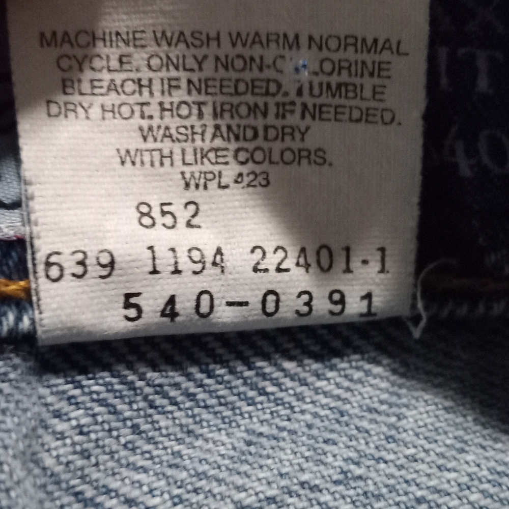 94 Levis 540s Vintage View 6